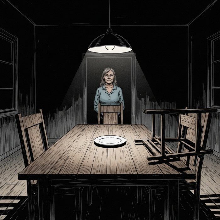 Clean the Table - Psychological Mystery Story Cover Art
